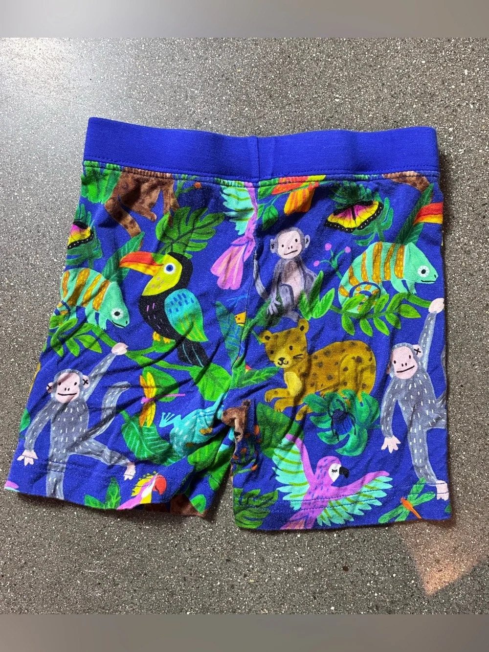 Little Sleepies Jungle Jams Treetop Tails 2T Short Sleeve Top Bamboo Pajamas